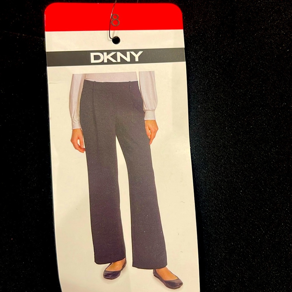 Sz 8: DKNY wide Dress Pants